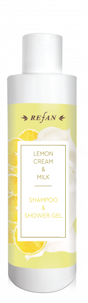 Shampoo e gel doccia Crema di Limone e Latte - 250 ml 