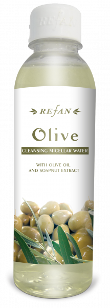 Acqua micellare Olive - con olio di oliva ed estratto di Sapindus - 250 ml 
