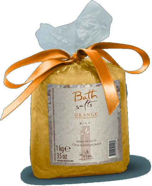 Sali da bagno con olio essenziale di Arancia - 1 kg 