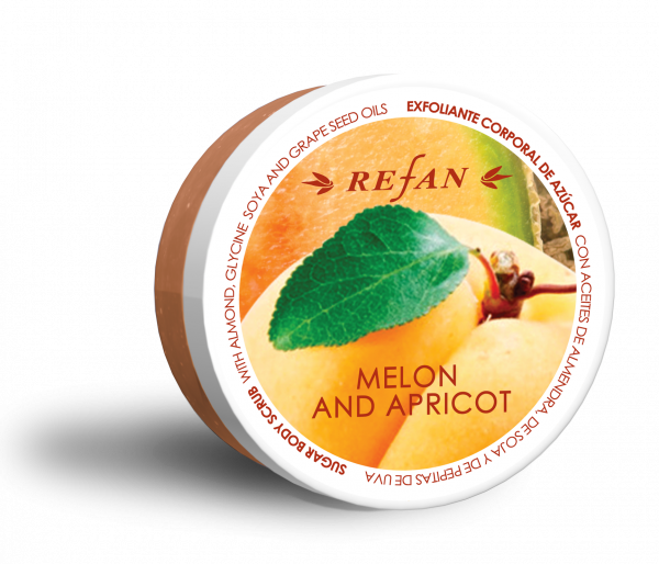 Scrub corpo allo zucchero Melone e Albicocca - 240 gr 