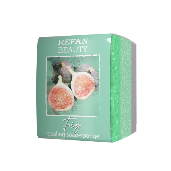 Sapone-spugna esfoliante Fichi - 75gr 